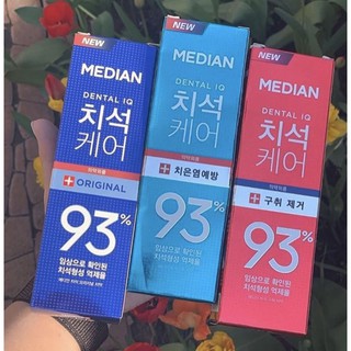 ⚠️FREESHIP⚠️ Kem Đánh Răng Hàn Quốc Median Dental IQ 93%