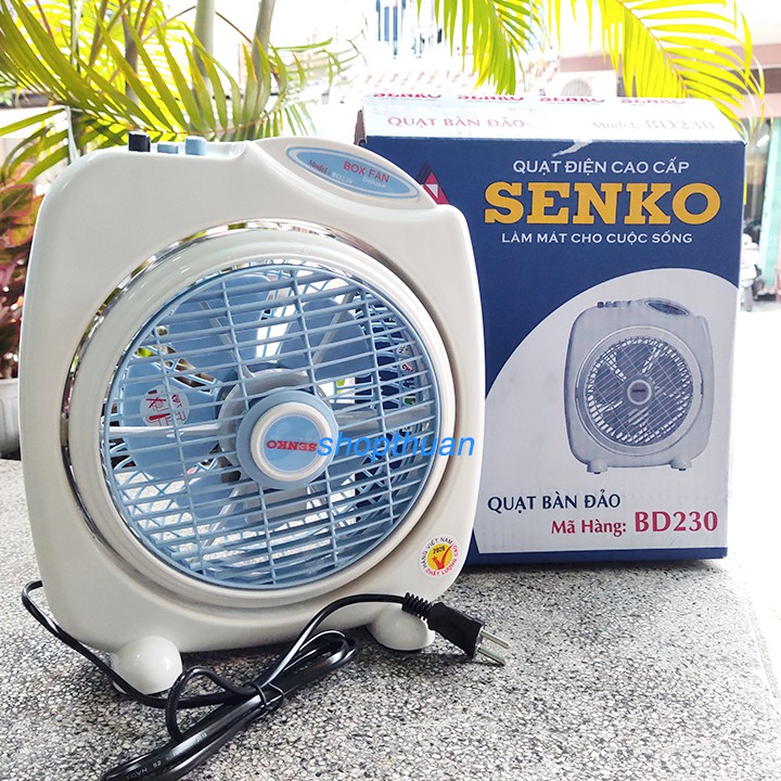 Quạt bàn đảo Senko BD230 2 tấc