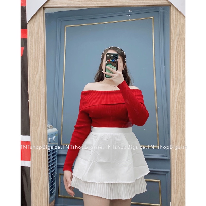 ÁO LEN BẸT VAI TAY DÀI [ TNT SHOP BIGSIZE ]