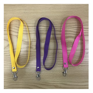 10 Dây đeo thẻ học sinh sinh viên, cán bộ công nhân viên văn phòng lụa mỏng 1.5cm x 90cm
