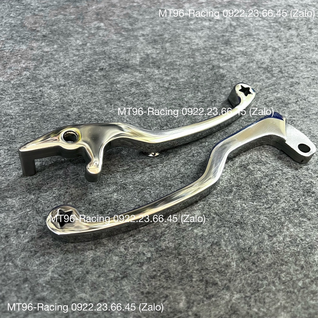 Cặp Tay Thắng Inox Đúc Nguyên Khối Nặng Cho Exciter 135/150/155 Các Đời Chuẩn Inox304 Siêu Bóng