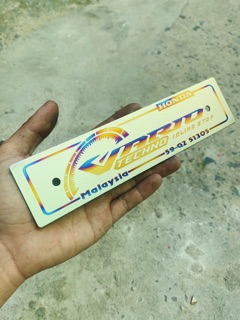 Bảng tên titan xe máy