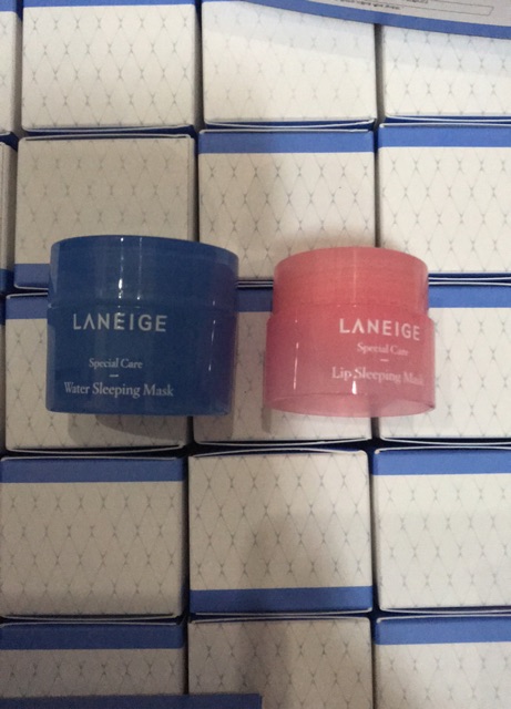 (MINI SIZE)Bộ mặt nạ ngủ laneige môi và mặt