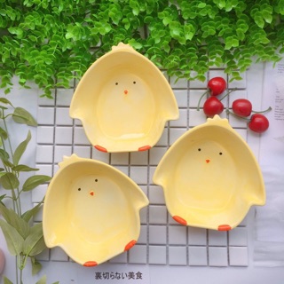 Bát sứ hình Gà cho bé ăn dặm (bát lớn)