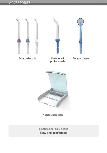 Máy tăm nước gia đình chính hãng waterpulse v600/ v600g  tặng kèm bàn chải đánh răng boss