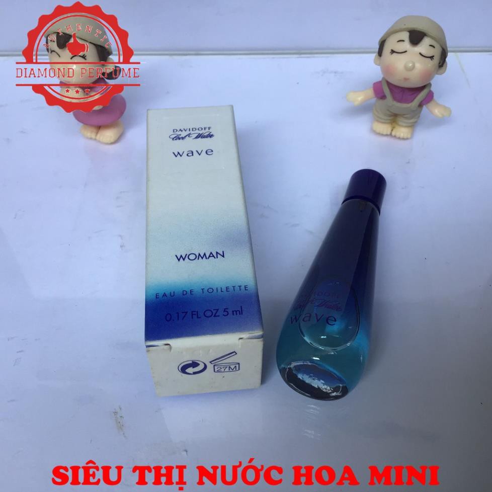 [ AUTH ] [ mini ] Nước hoa nữ Davidoff Cool Water Wave Woman EDT 5ml