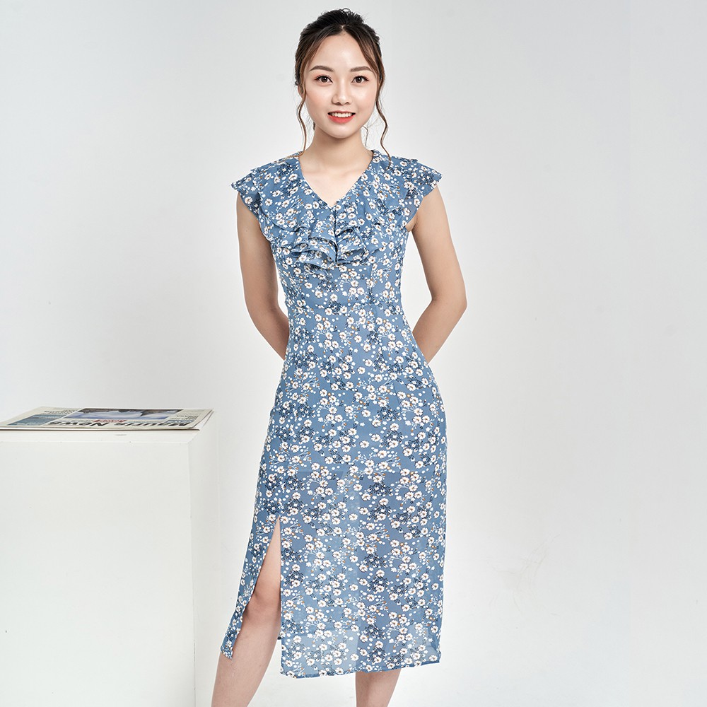 Đầm Hoa Cổ  Bèo Xẻ Tà