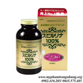 Tảo Xoắn Spirulina Hộp 2200 Viên Nhật Bản