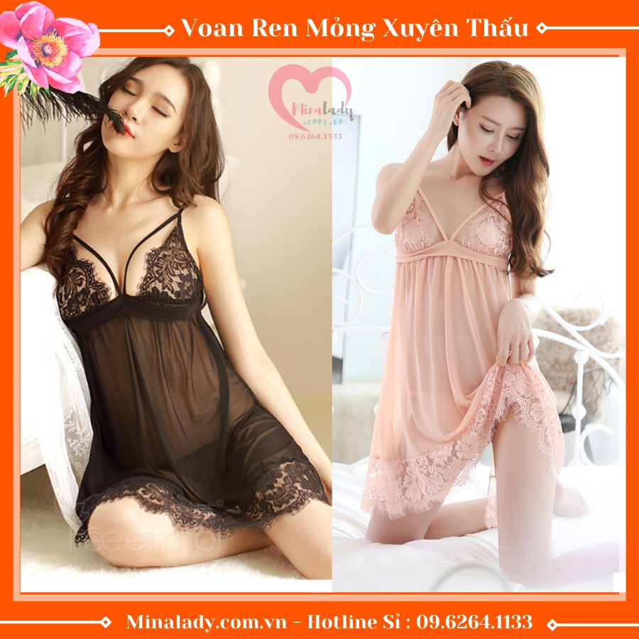 Đồ ngủ nữ dễ thương sexy gợi mỏng xuyên thấu rẻ đẹp( SEXY) | BigBuy360 - bigbuy360.vn