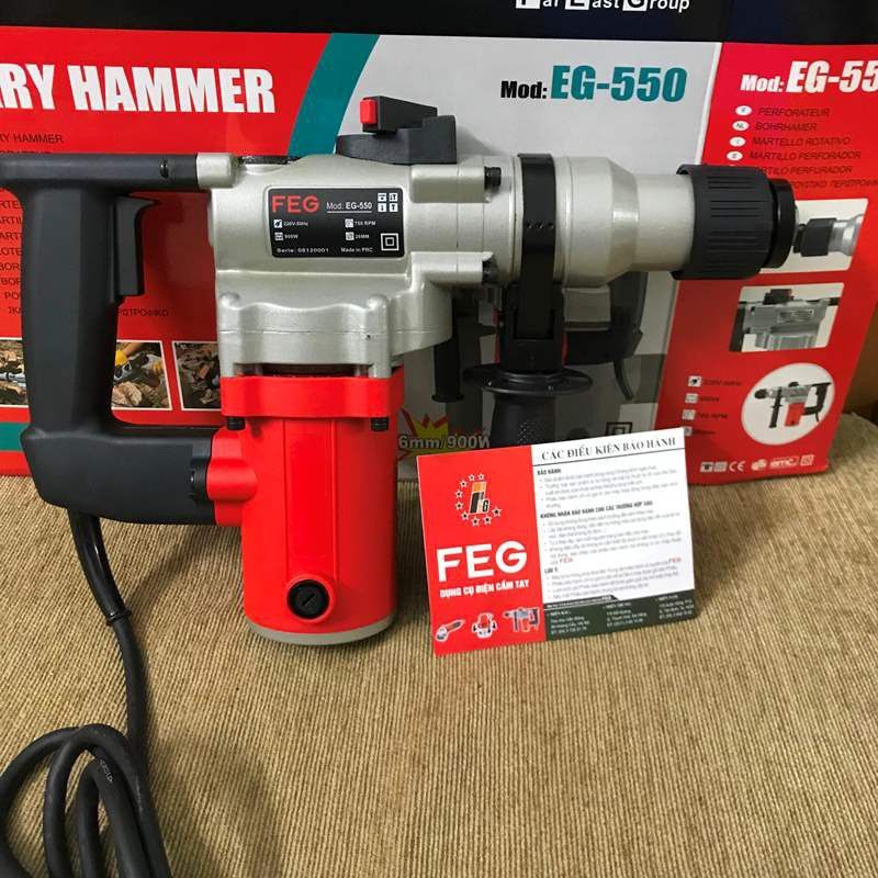 máy đục - máy khoan bê tông FEG EG550 BẢO HÀNH 12 THÁNG