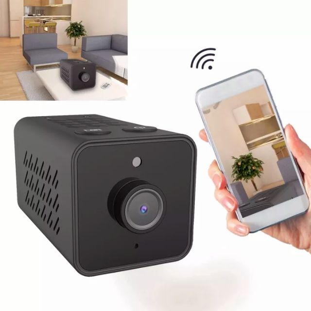 Camera mini IP WiFi siêu nhỏ pin sạc Full HD 1080P không dây an ninh, giám sát hồng ngoại ban đêm WJ11 | BigBuy360 - bigbuy360.vn