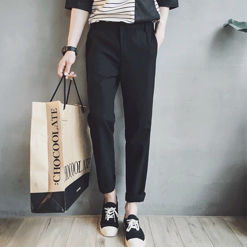 quần baggy âu unisex nam 7 nữ ( kèm ảnh thật tại shop )