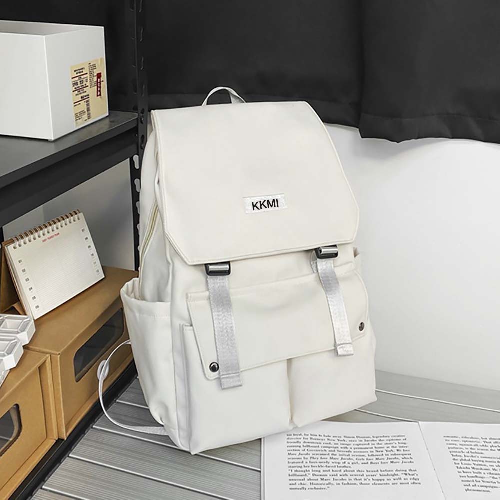 Balo đi học nam nữ thời trang Zmin, chống thấm nước đựng vừa laptop 14inch, A4-Z026