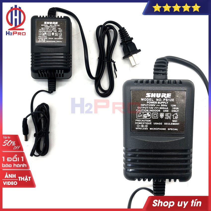 Bộ 02 micro không dây Shure UGX8 2021 H2Pro cao cấp, mic hút, tiếng sáng, chống hú (tặng 2 chống lăn mic 2 đôi pin 60k)