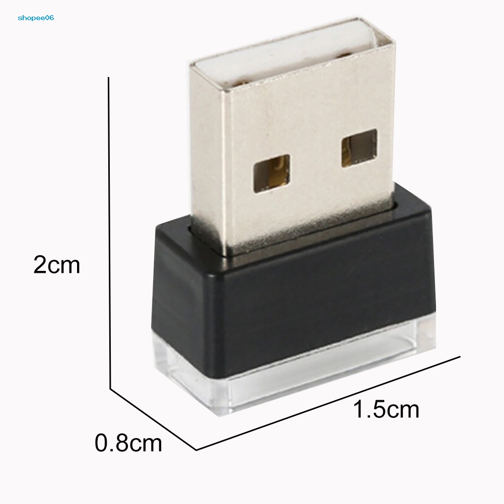 Đèn LED USB Mini Ánh Sáng Ban Đêm Trang Trí Nội Thất Xe Hơi / Notebook