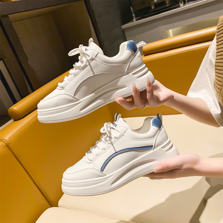 Giày thể thao nữ độn đế Albino Store giày nữ sneaker màu trắng ulzzang Hàn Quốc SH835