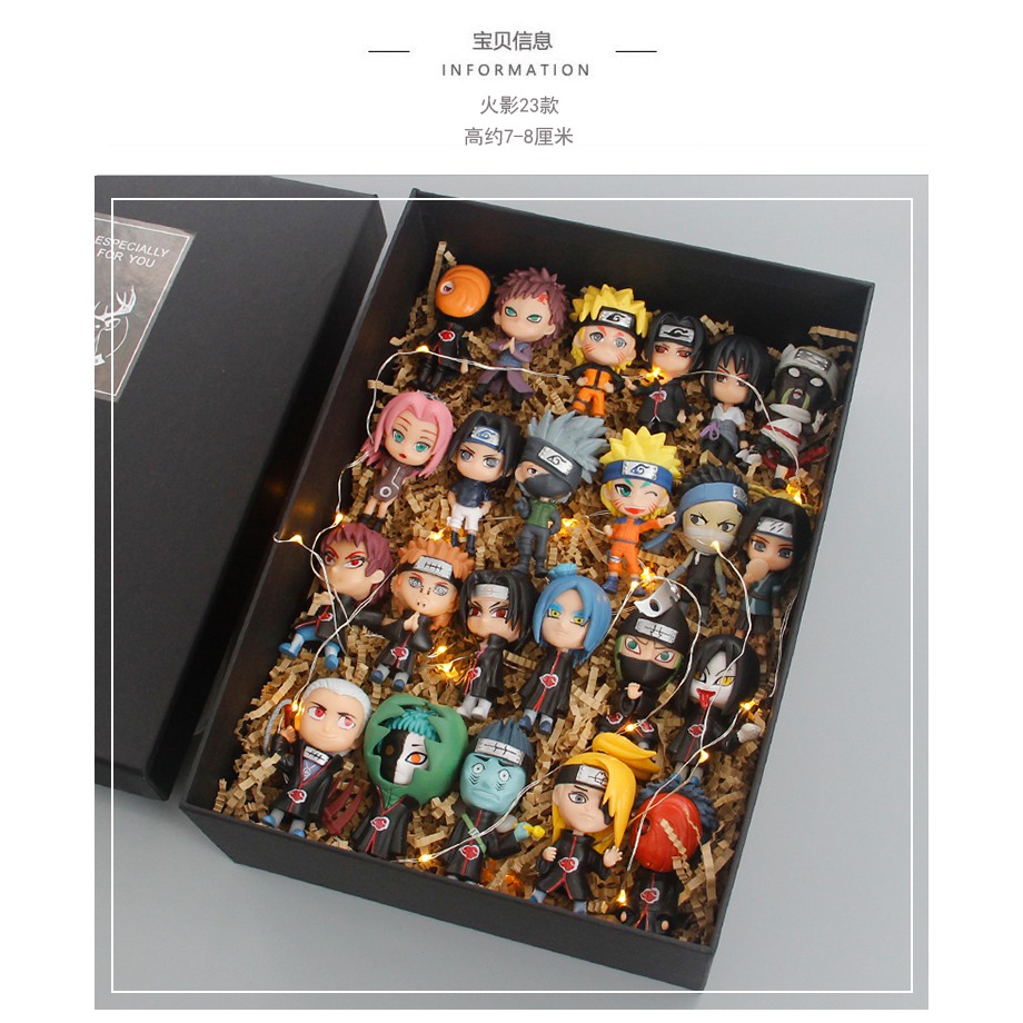 Set mô hình naruto nhiều nhân vật