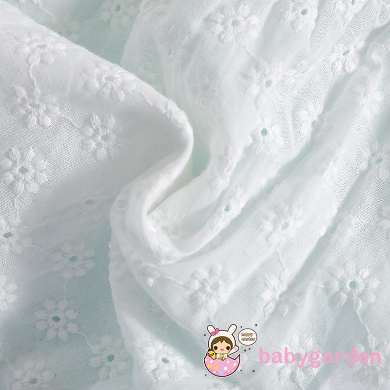 BABYGARDEN-0-24months Baby Girl´s White Lace Romper, Flying Long Sleeve Hollow Out Flower Embroidered Solid Color Snap Closure Romper