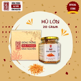 Đông trùng hạ thảo 20g sấy thăng hoa tặng 01 hủ khô gà sả tỏi 300gr ngon nhức nách