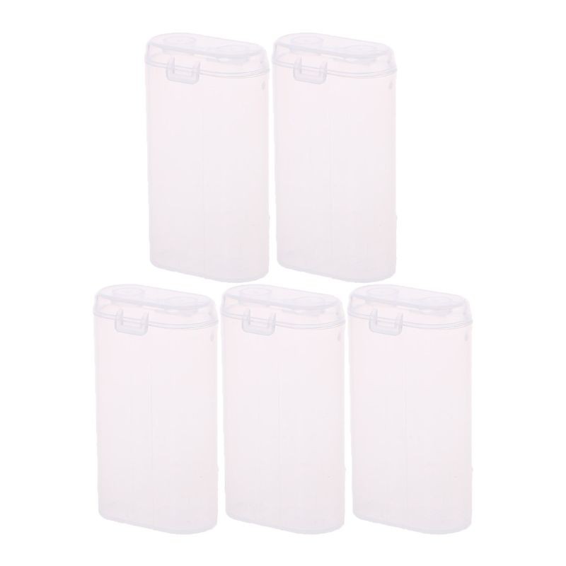 Bộ 5 Hộp Nhựa Đựng Pin Sạc 18650 2x18650