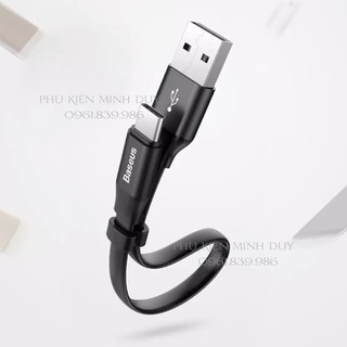 Cáp sạc Baseus Nimble cho Lightning/Type-C dài 23cm/120cm