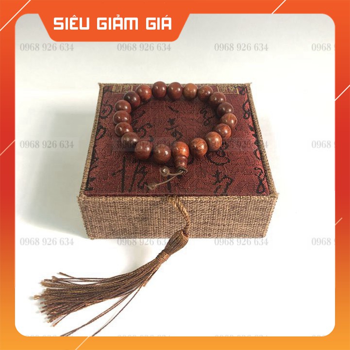 Vòng phong thủy gỗ HươngFREESHIP Vòng tay gỗ may mắn, tài lộc, bình an
