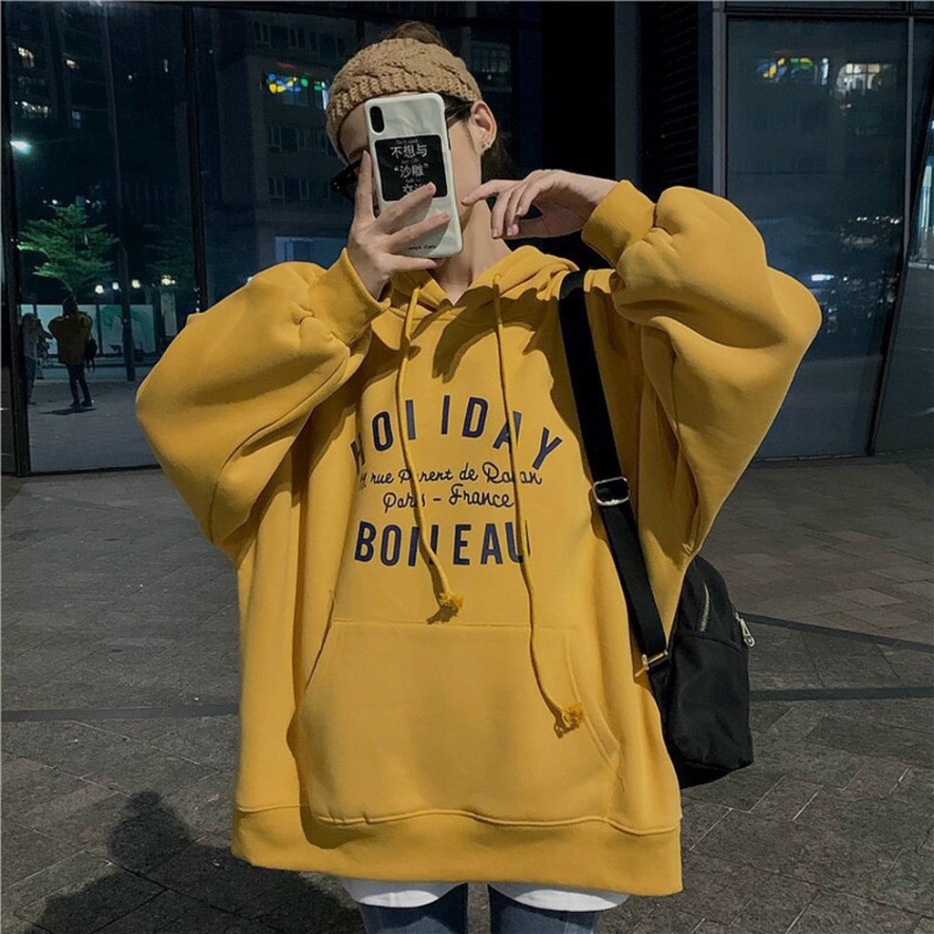 ÁO HOODIE NAM NỮ HỌA TIẾT HOLIDAY. MẪU CỰC HOT 2021 | BigBuy360 - bigbuy360.vn