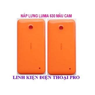 NẮP LƯNG LUMIA 630 MÀU CAM