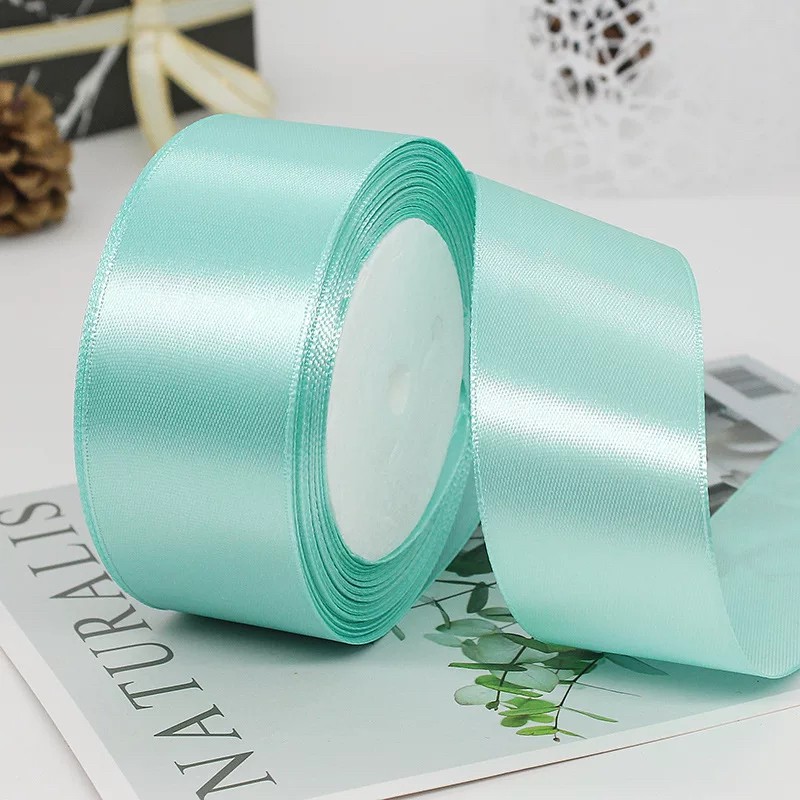 [Bán lẻ giá sỉ]Ruy băng satin lụa  bo viền 40mm cao cấp, ribbon, ruybang trang trí