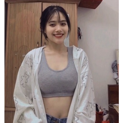 [Có Video+Ảnh Thật] Áo Khoác Nỉ Nữ Trắng Họa Tiết Hình Gấu, Áo Khoác Nỉ Form Rộng Mềm Mịn Anne Boutique Mã 426