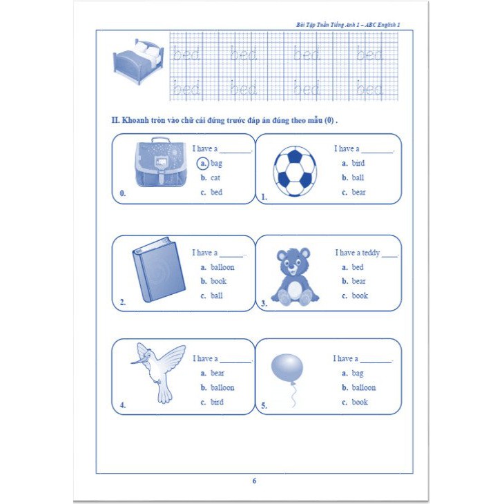 Sách - Bài Tập Tuần Tiếng Anh 1 - Chương trình mới