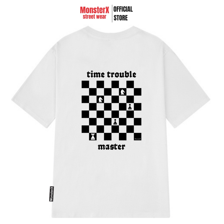 Áo thun unisex MONSTER X STREET Chess phông tay lỡ nam nữ form rộng Local Brand