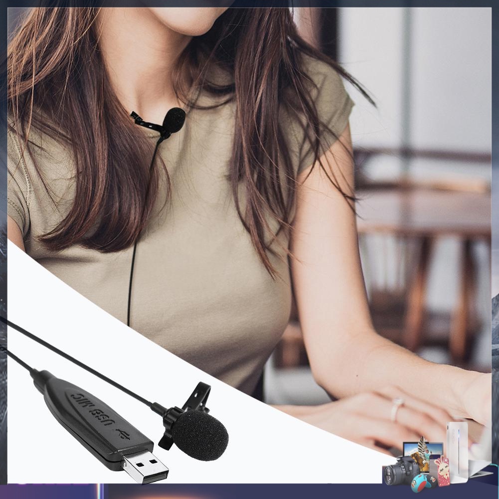 Micro kẹp cổ áo kết nối USB tiện dụng cho họp họp họp/ họp hội nghị