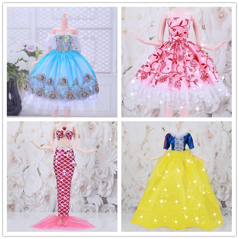 Đầm cưới đồ chơi búp bê Barbie 60cm