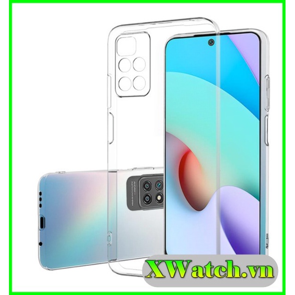 Ốp lưng silicon Xiaomi Redmi 10 bảo vệ máy chống trầy xước