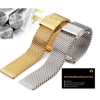 Dây đồng hồ đeo tay kiểu lưới dây Mesh mắt to