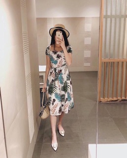 VÁY TRỄ VAI DÁNG XOÈ