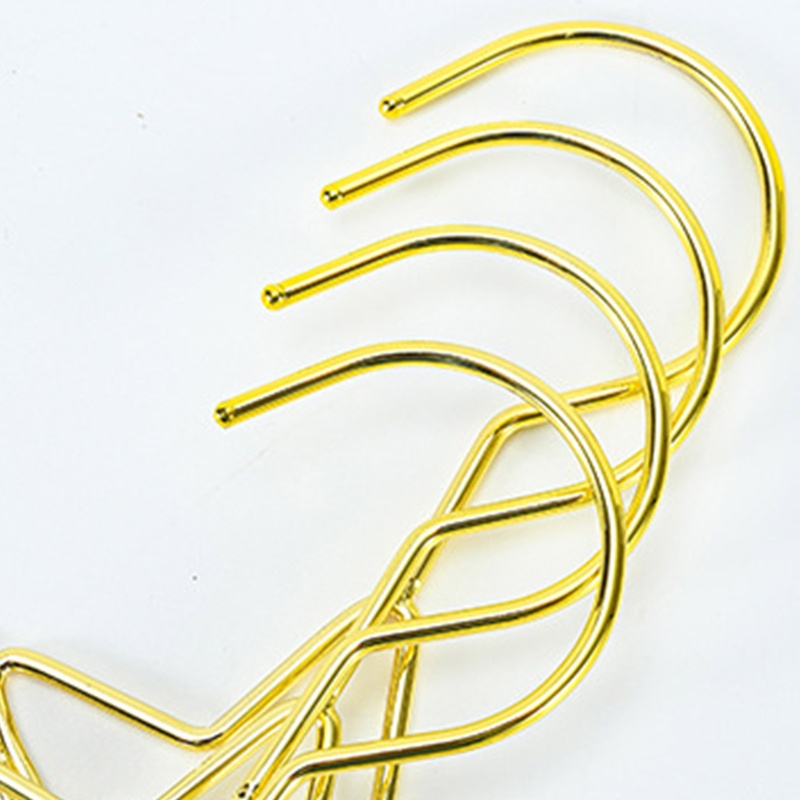 Set 10 Móc Treo Quần Áo Bằng Kim Loại Chống Trượt Hình Ngôi Sao Sang Trọng