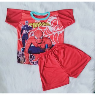 Bộ cộc tay hình siêu nhân, chất cotton cho bé từ 15-20 kí
