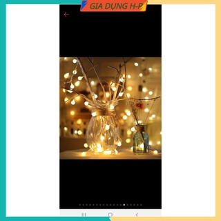 Dây đèn led cherry ball chớp nháy cắm điện - dây đèn led trang trí