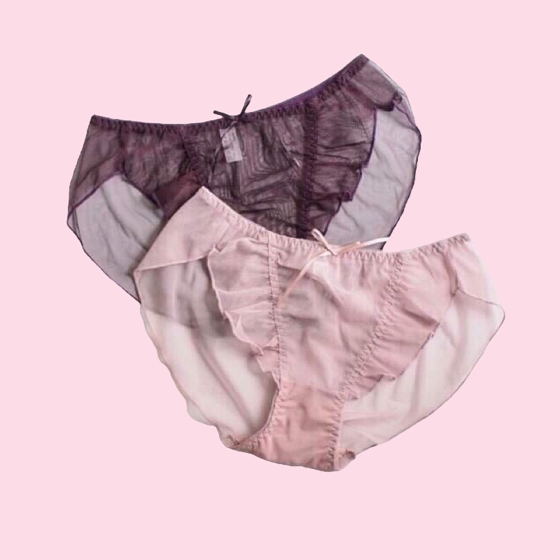 Quần lót nữ,quần su thông hơi phối ren xinh