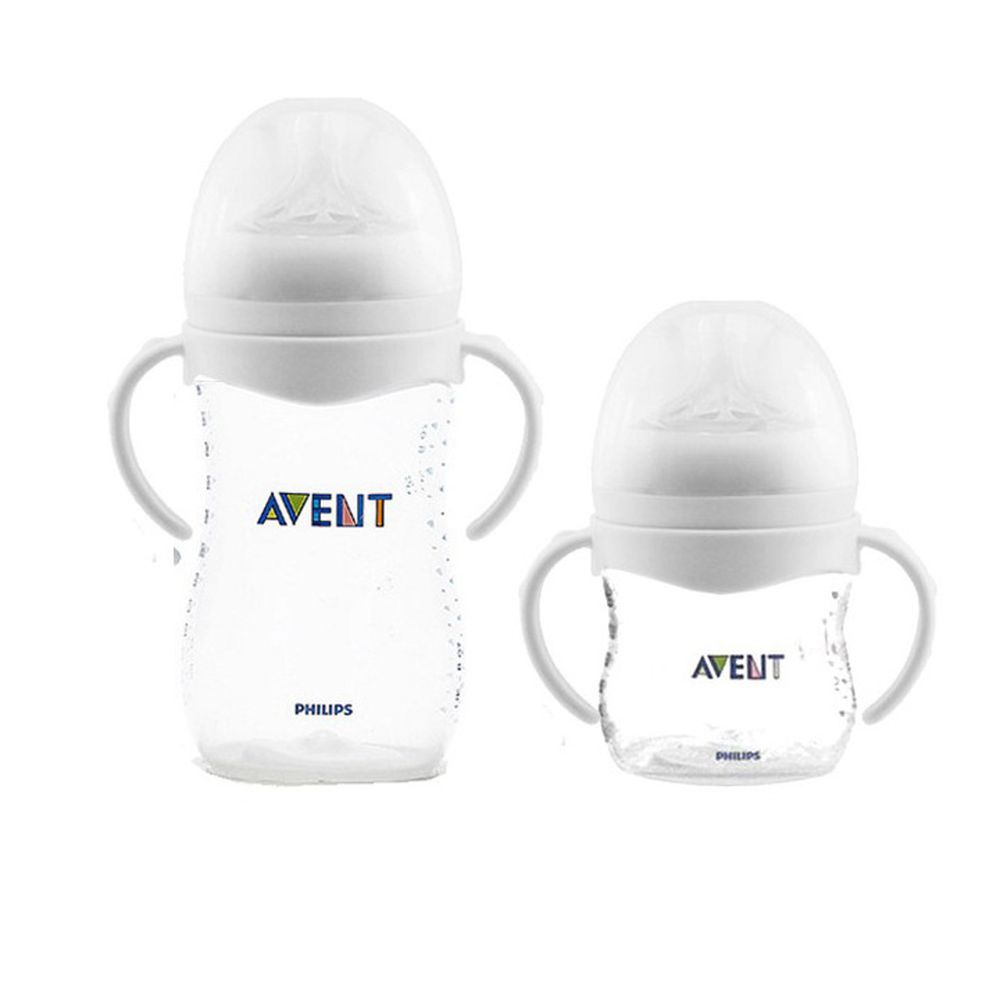 Tay Cầm Bình Sữa Avent Natural Cổ Rộng giúp bé tự lập hơn khi uống sữa