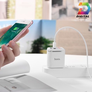 Củ Sạc Đa Năng 2 Cổng Hoco C39 Chính Hãng