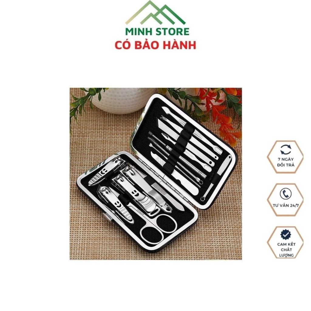 Bộ Dụng Cụ Bấm Móng 12 Món inox Cao Cấp