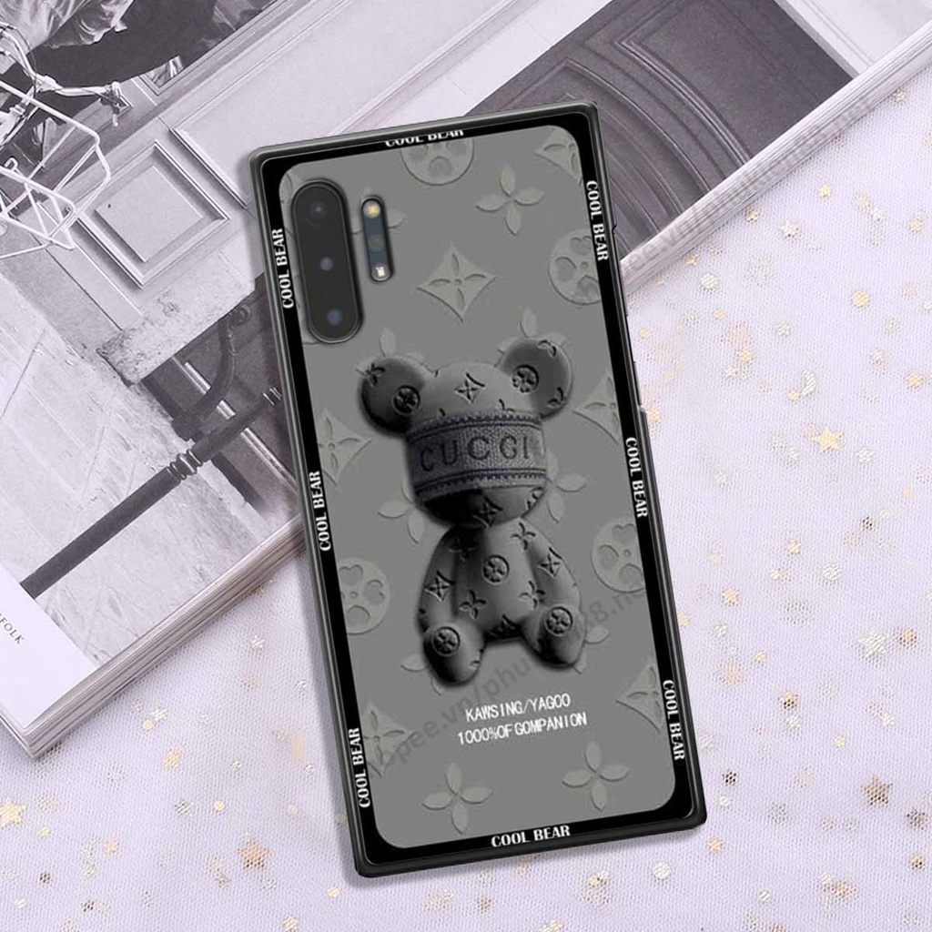 Ốp Samsung Note 10 / Note 10 Plus / Note 10+ bear, k@ws thương hiệu phong cách ốp lưng thời trang cao cấp