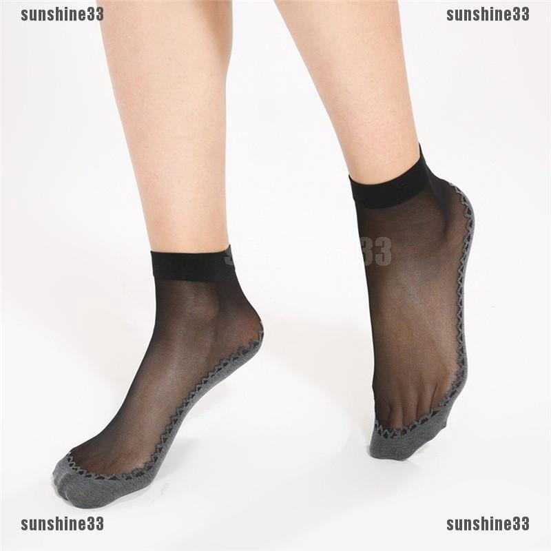 Set 5 đôi tất nữ mềm mại, chống trượt