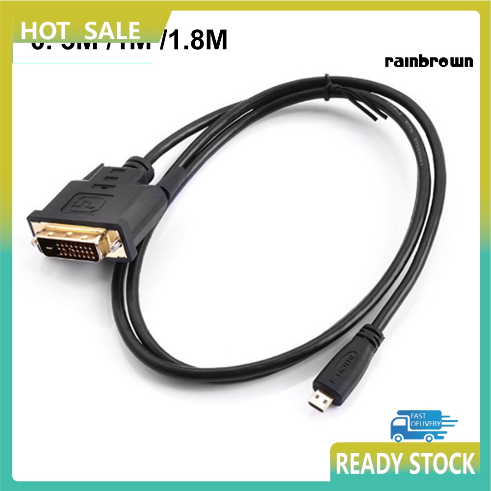 Cáp Chuyển Đổi Hdmi Sang Dvi 24 + 1pin 0.3 / 1 / 1.8m Cho Hdtv