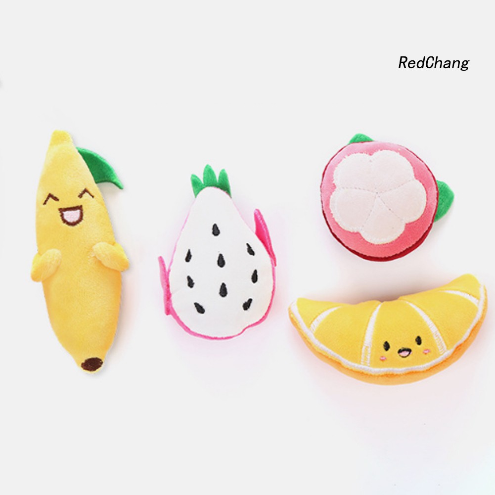 Trái Cây Nhồi Bông Đồ Chơi Cho Mèo