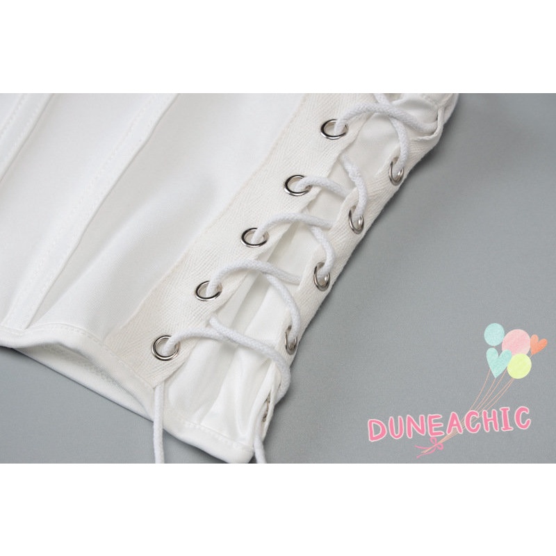 Áo yếm DUNEA hở lưng phong cách đường phố gợi cảm cho nữ