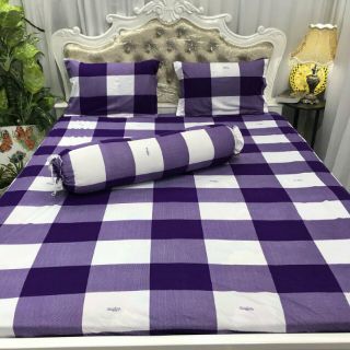 Bộ Drap Thun Hàn Quốc mát lạnh 4 món (Inbox nhiều mẫu lựa chọn)